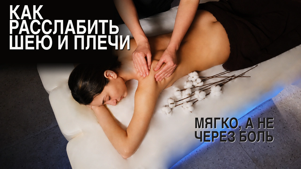 Как снять напряжение в шее и плечах в домашних условиях