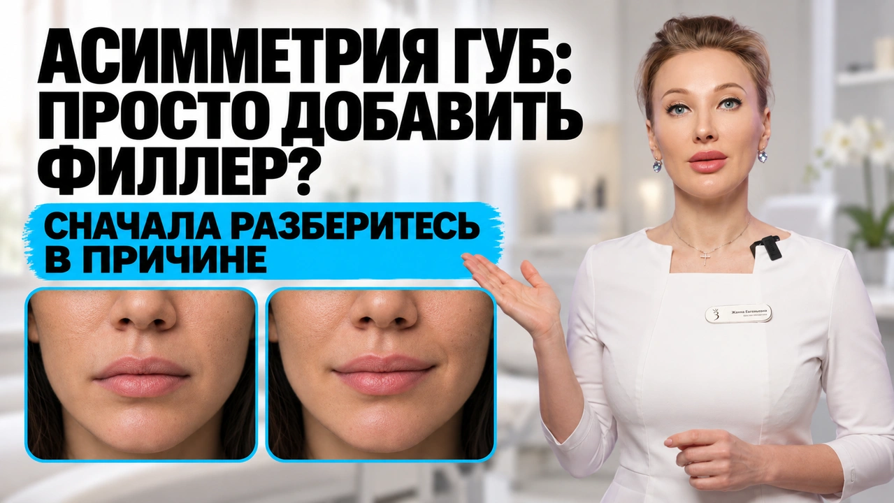 Почему нельзя просто доколоть филлер при асимметрии губ