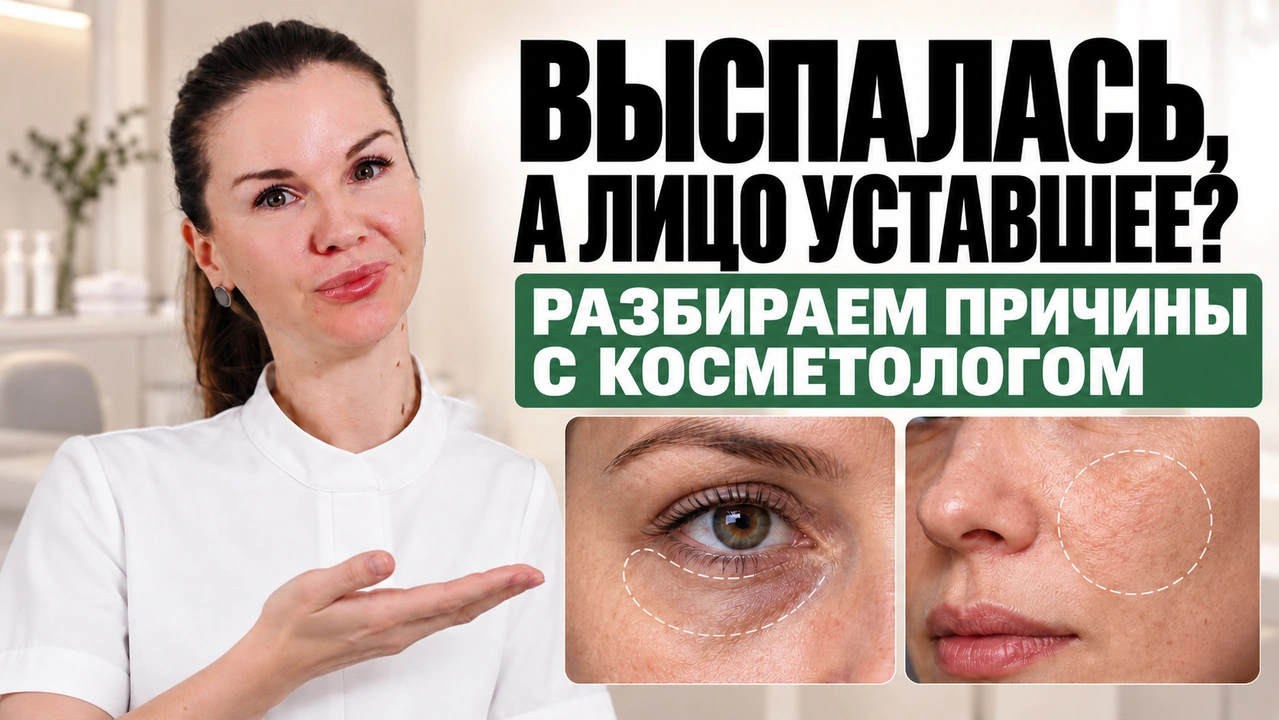 Почему лицо не выглядит отдохнувшим даже после 8 часов сна?