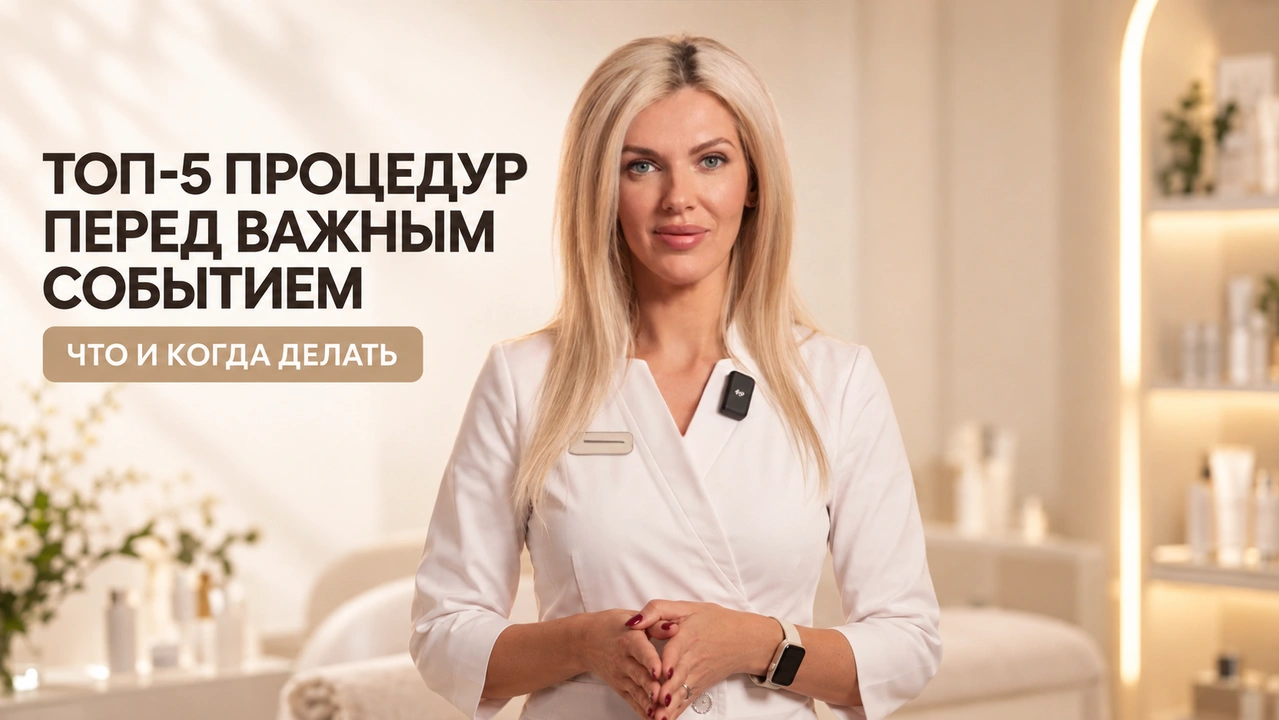 Топ-5 процедур перед важным событием