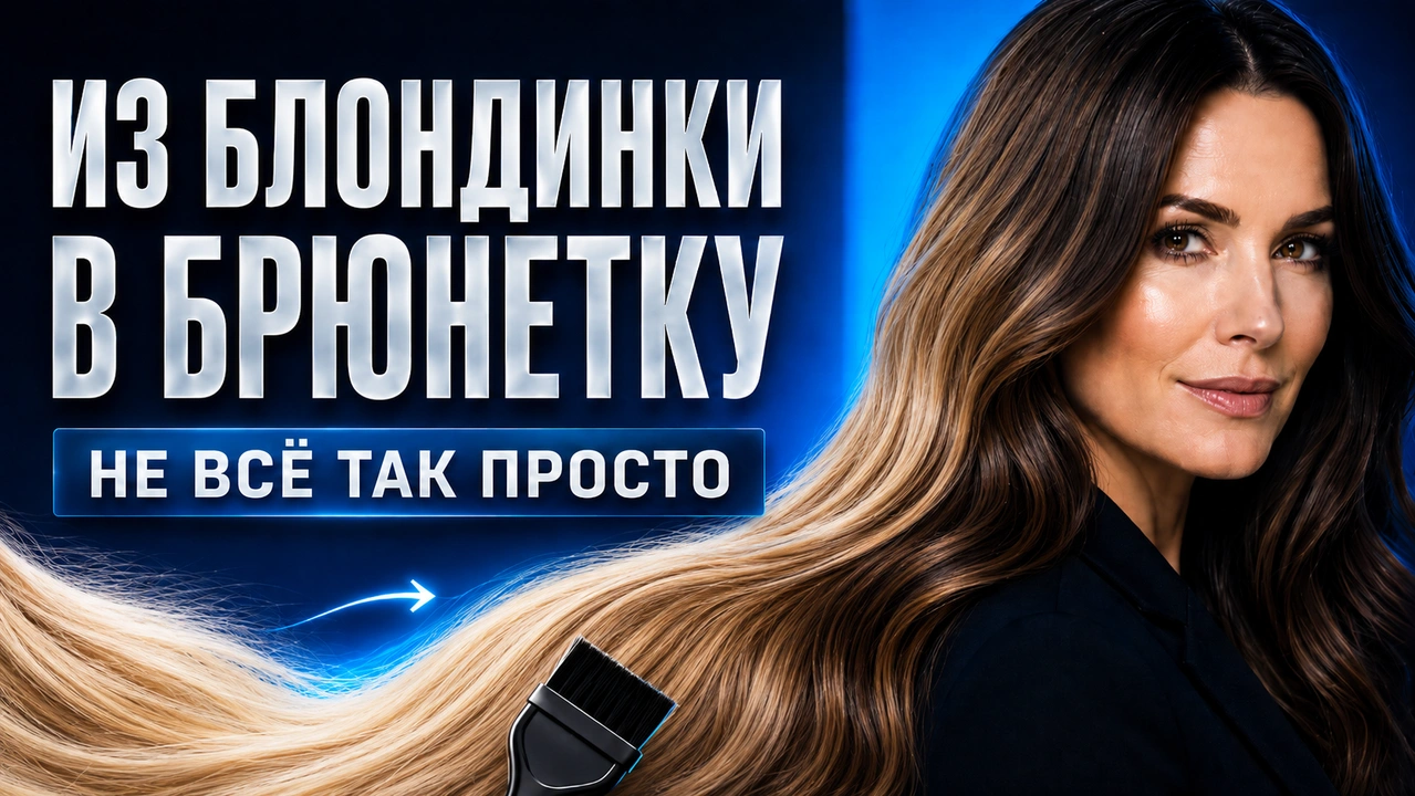 Из блондинки в брюнетку: как правильно перейти в темный цвет и сохранить качество волос