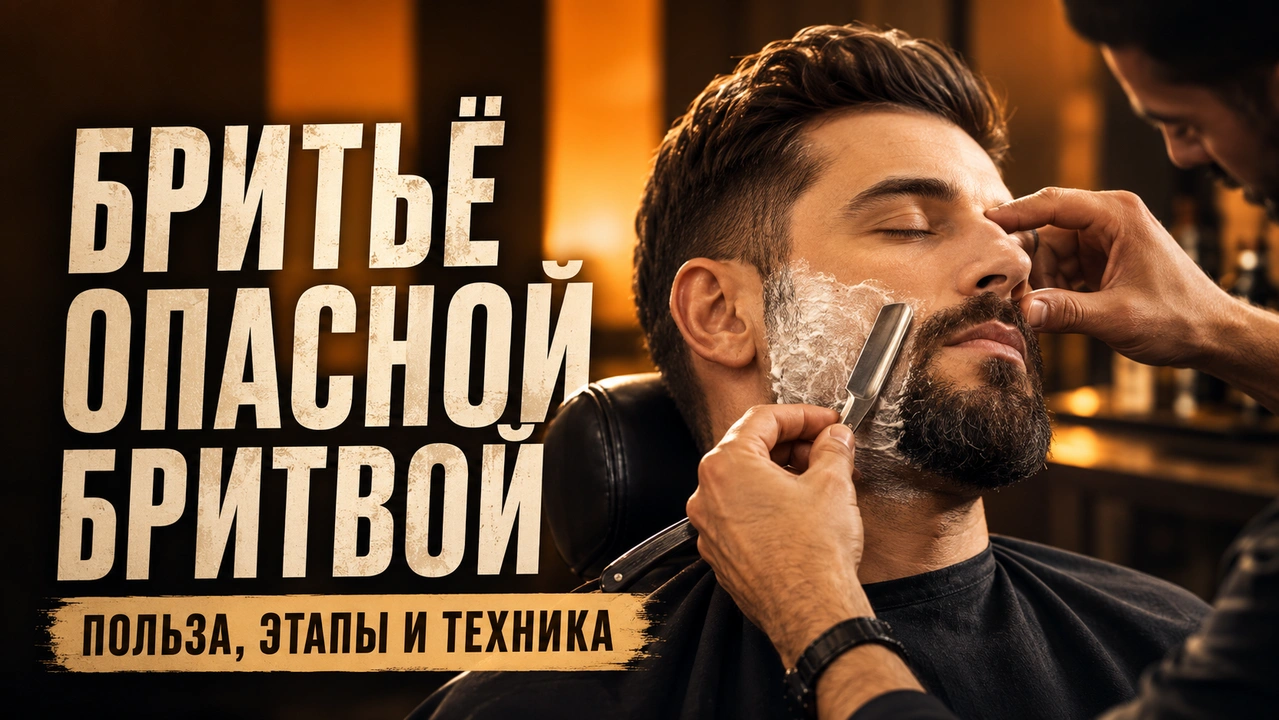 Вся правда о бритье опасной бритвой: польза, этапы и техника