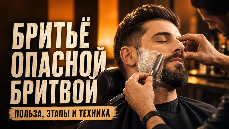 Вся правда о бритье опасной бритвой: польза, этапы и техника